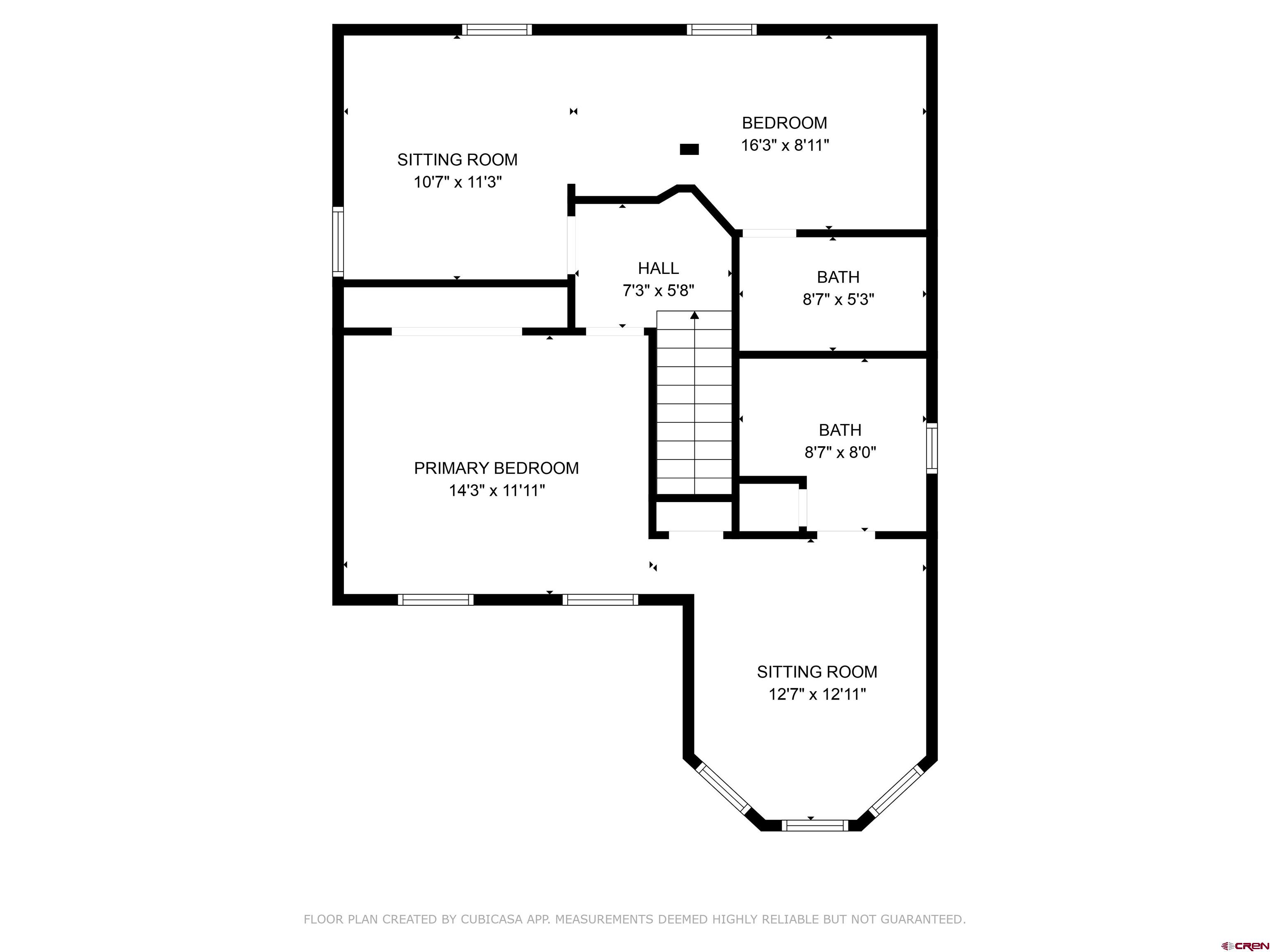 959 Sierra Drive Durango, CO 81301 - Photo 41 of 42 3rd level floor plan