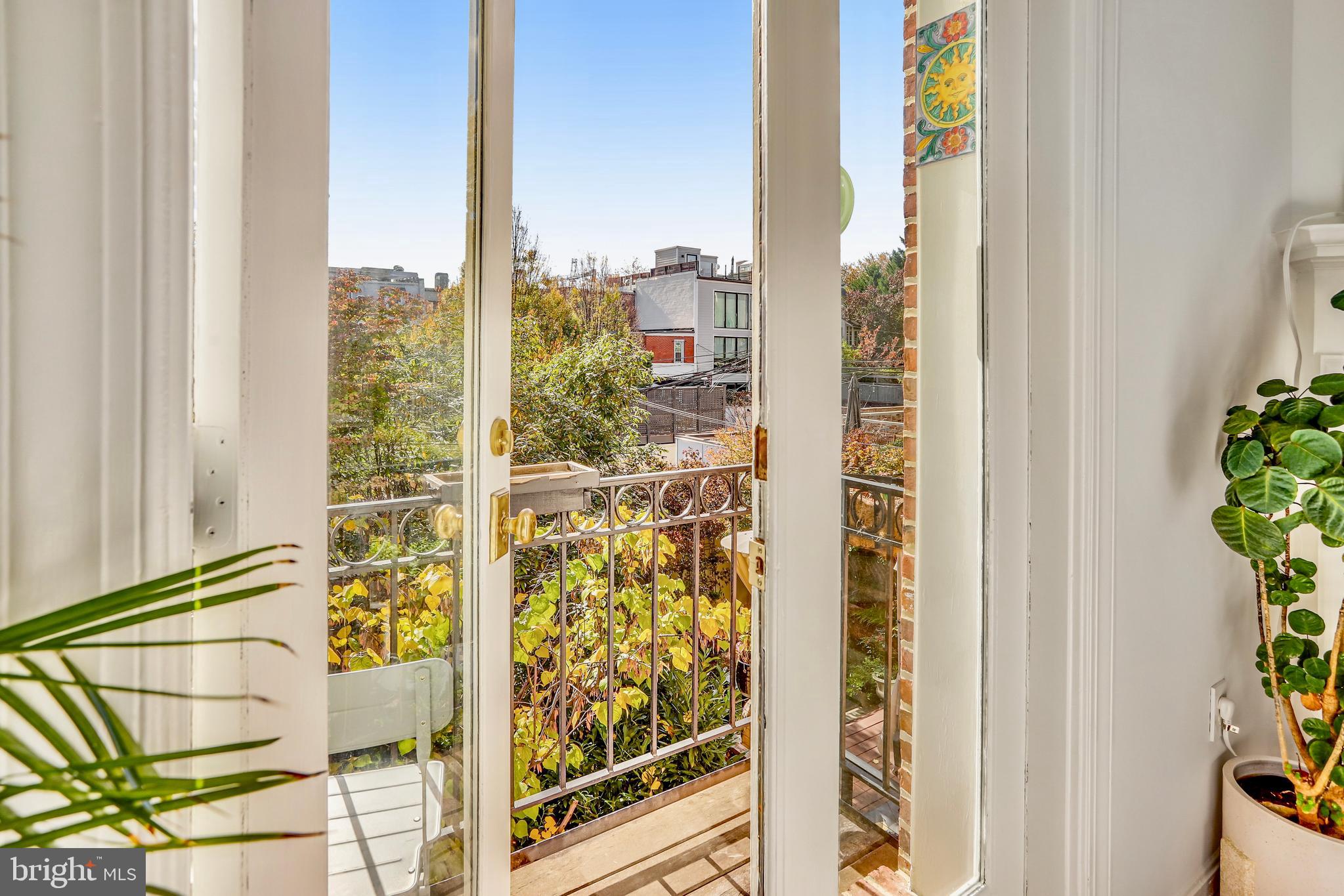 1820 Kalorama Road Northwest, Unit 4 Washington, DC 20009 - Photo 8 of 35 wonderful views from bedroom balcony