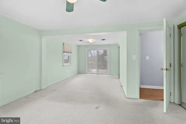 a view of an empty room