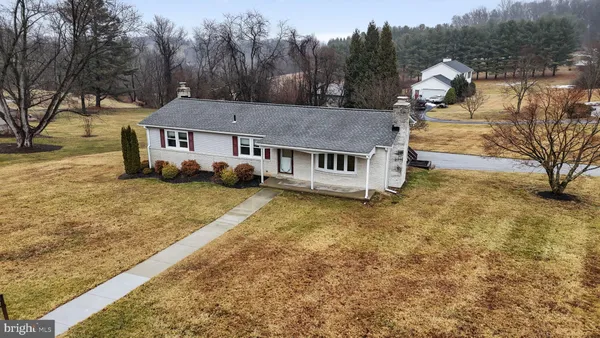 a view of a house with a patio