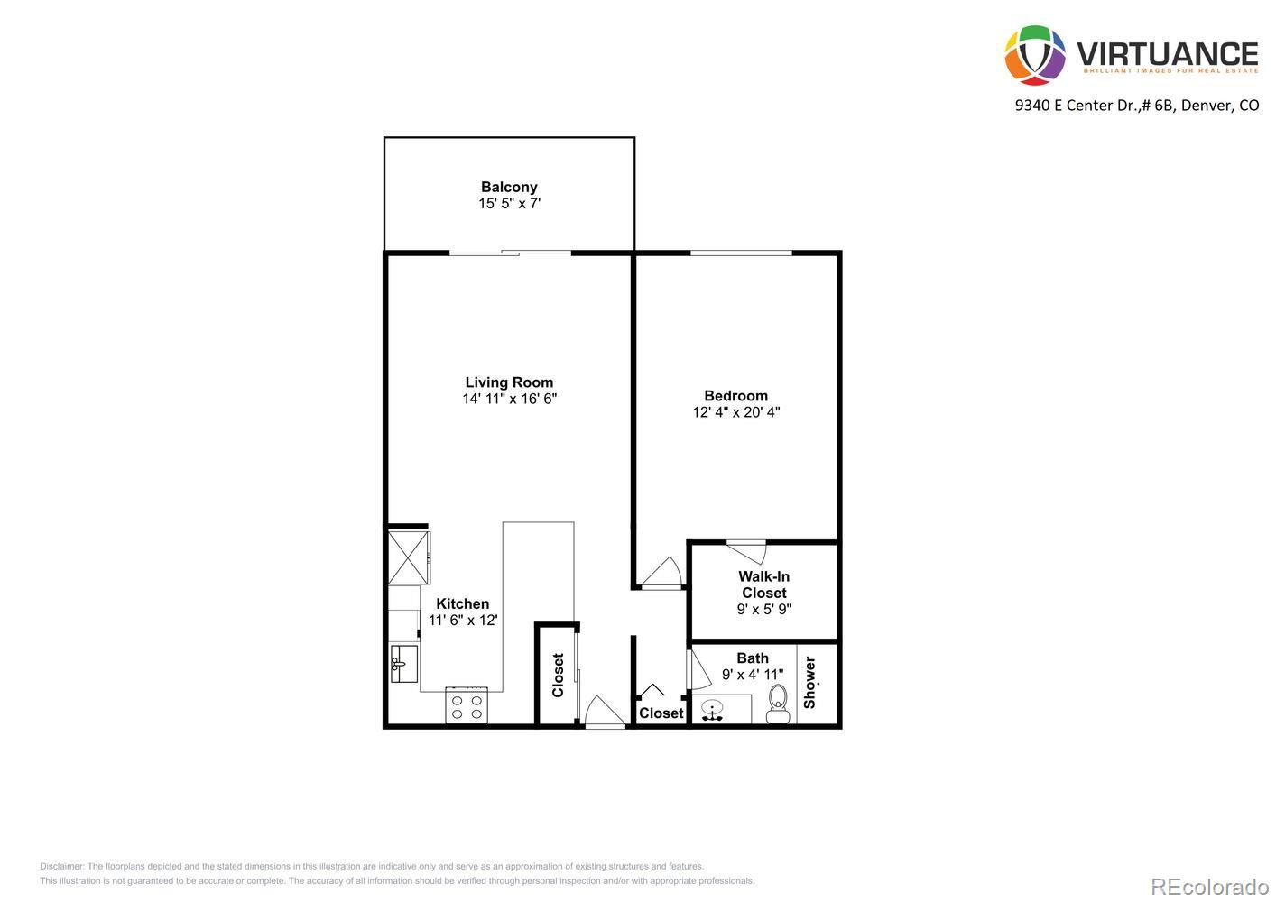 9340 Center Avenue, Unit 6B Denver, CO 80247 - Photo 40 of 40 a picture of a floor plan