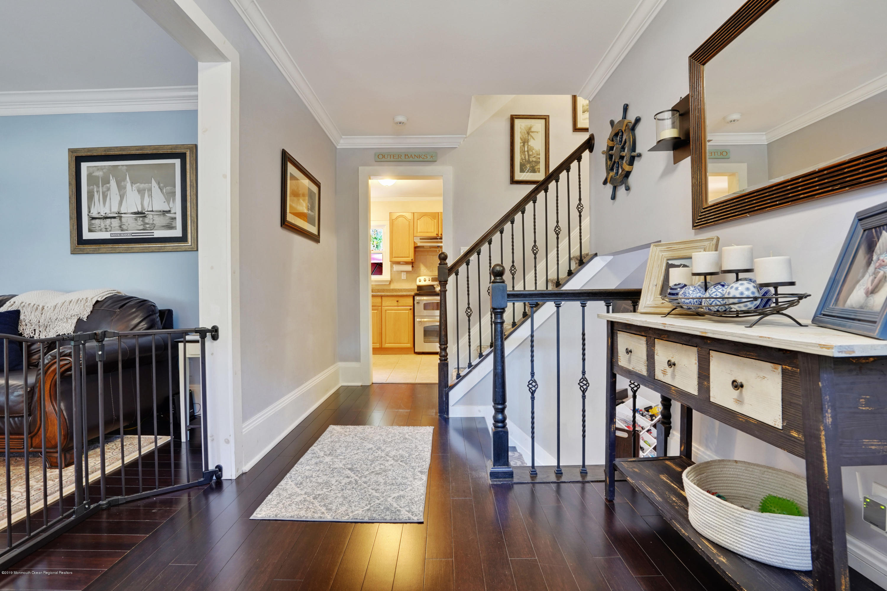 8 Dunbarton Road Jackson, NJ 08527 - Photo 8 of 34 a view of entryway with wooden floor and stairs
