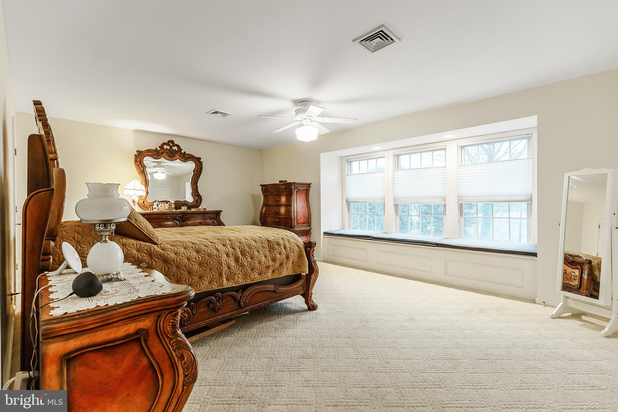 841 Rodman Avenue Jenkintown, PA 19046 - Photo 7 of 14 a bedroom with a bed and a large window with outer view