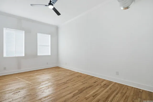 wooden floor in an empty room