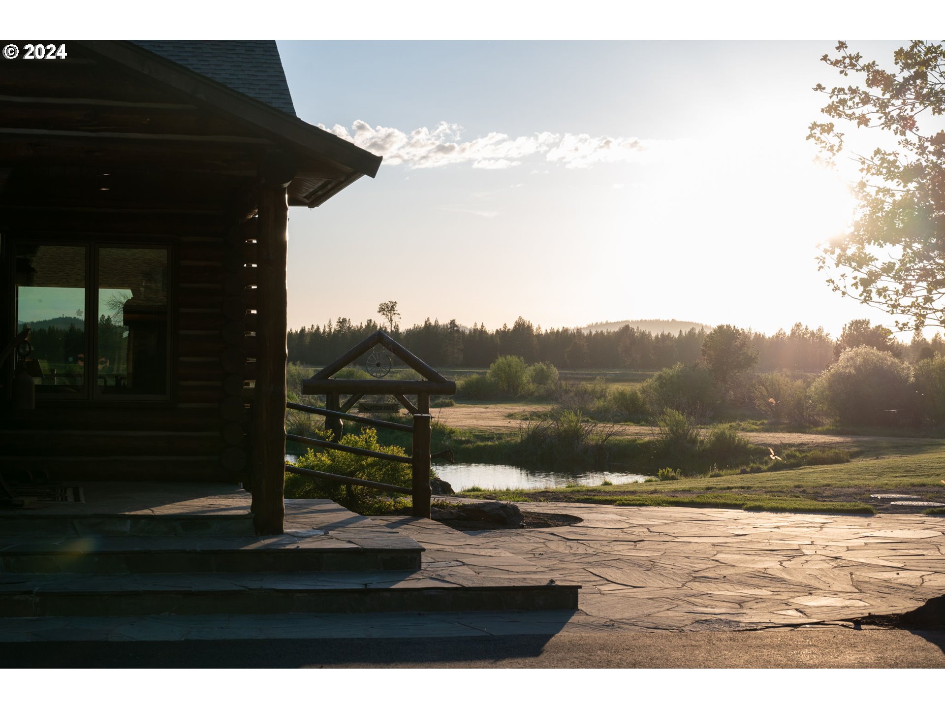 52255 Huntington Road La Pine, OR 97739 - Photo 22 of 48 a view of a lake from a balcony