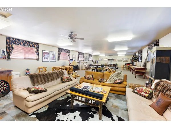 a view of swimming pool with a yard