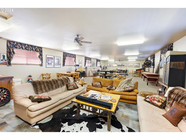 a view of swimming pool with a yard