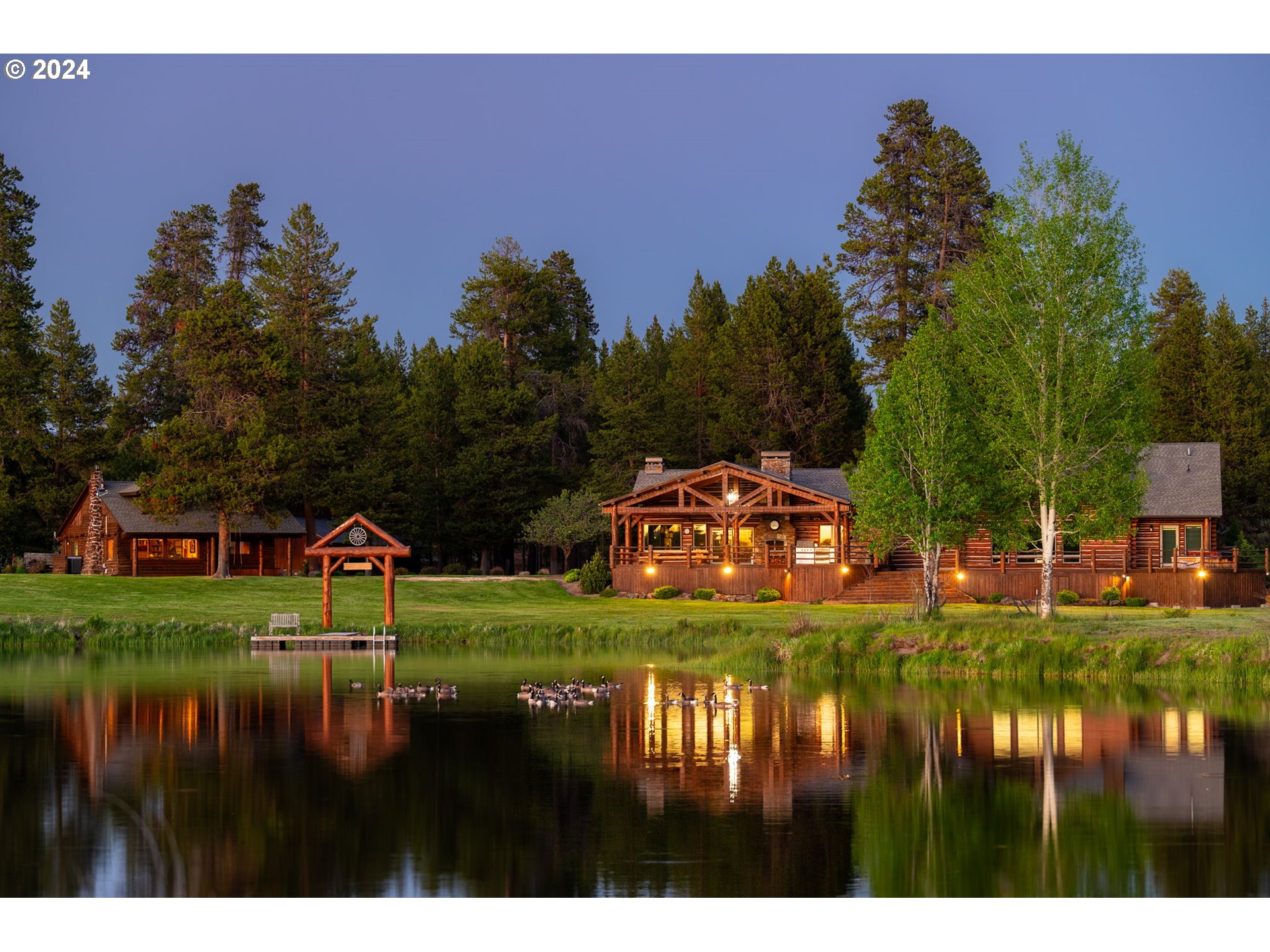 52255 Huntington Road La Pine, OR 97739 - Photo 5 of 48 a view of a lake with houses