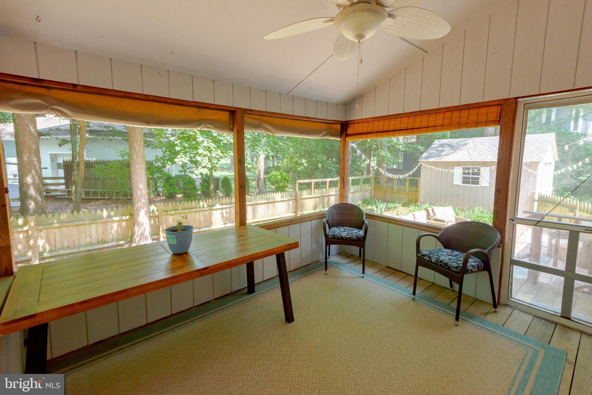77 Battersea Road Ocean Pines, MD 21811 - Photo 15 of 56 large, screened porch overlooking backyard