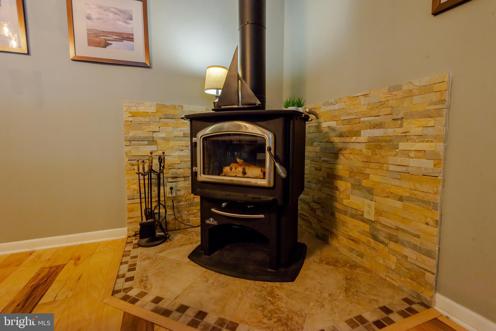 wood burning stove