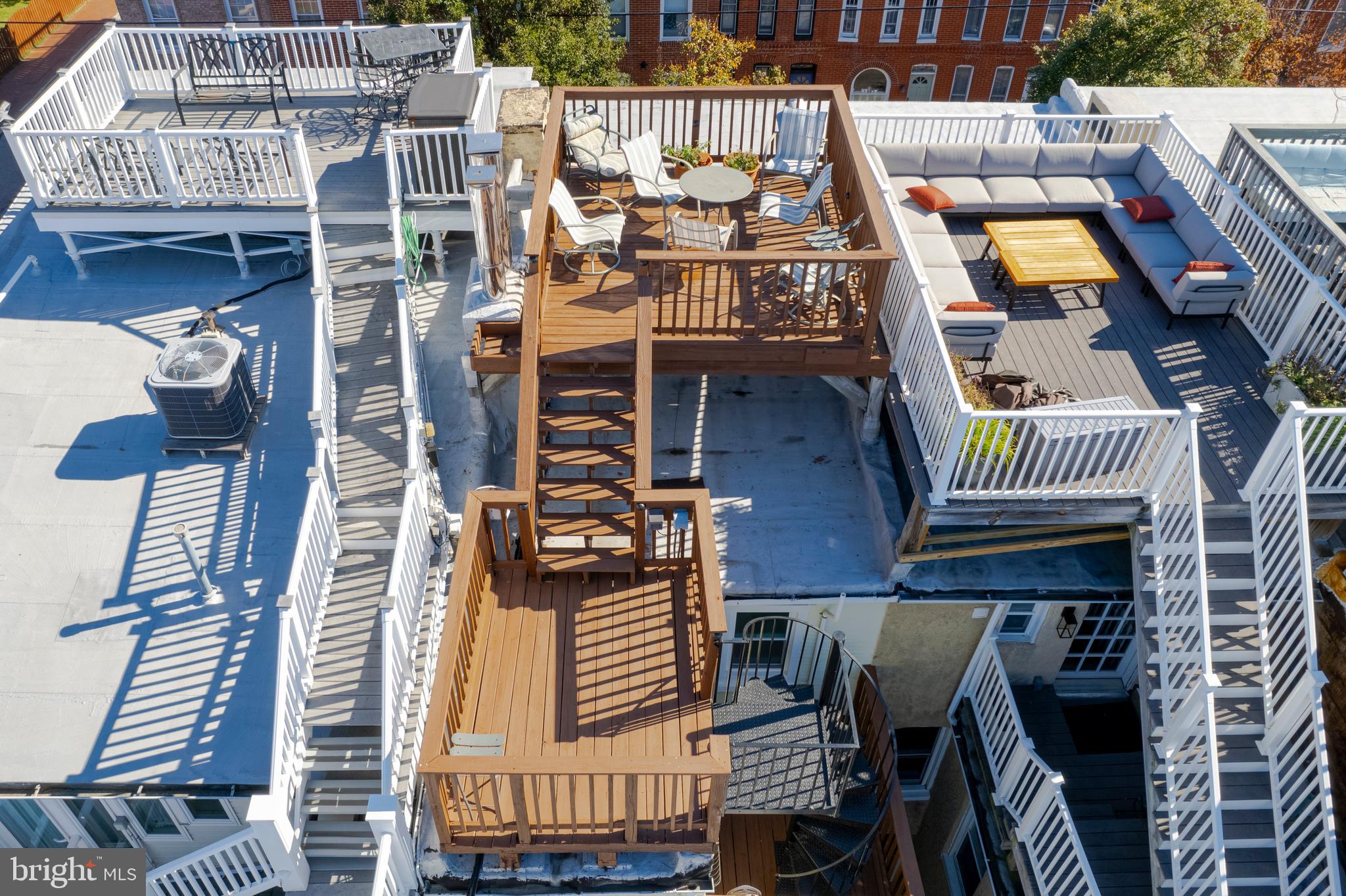 1232 Riverside Avenue Baltimore, MD 21230 - Photo 40 of 51 Access the deck via the top floor hallway.