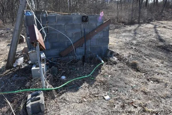 a backyard of a house