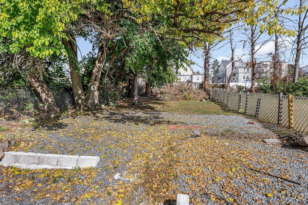 213 Prospect Street Lawrence, MA 01841 - Photo 32 of 33 a view of dirt yard with a large tree