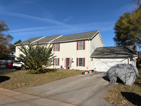 a view of a house with a patio