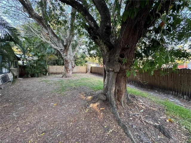 a view of outdoor space with trees