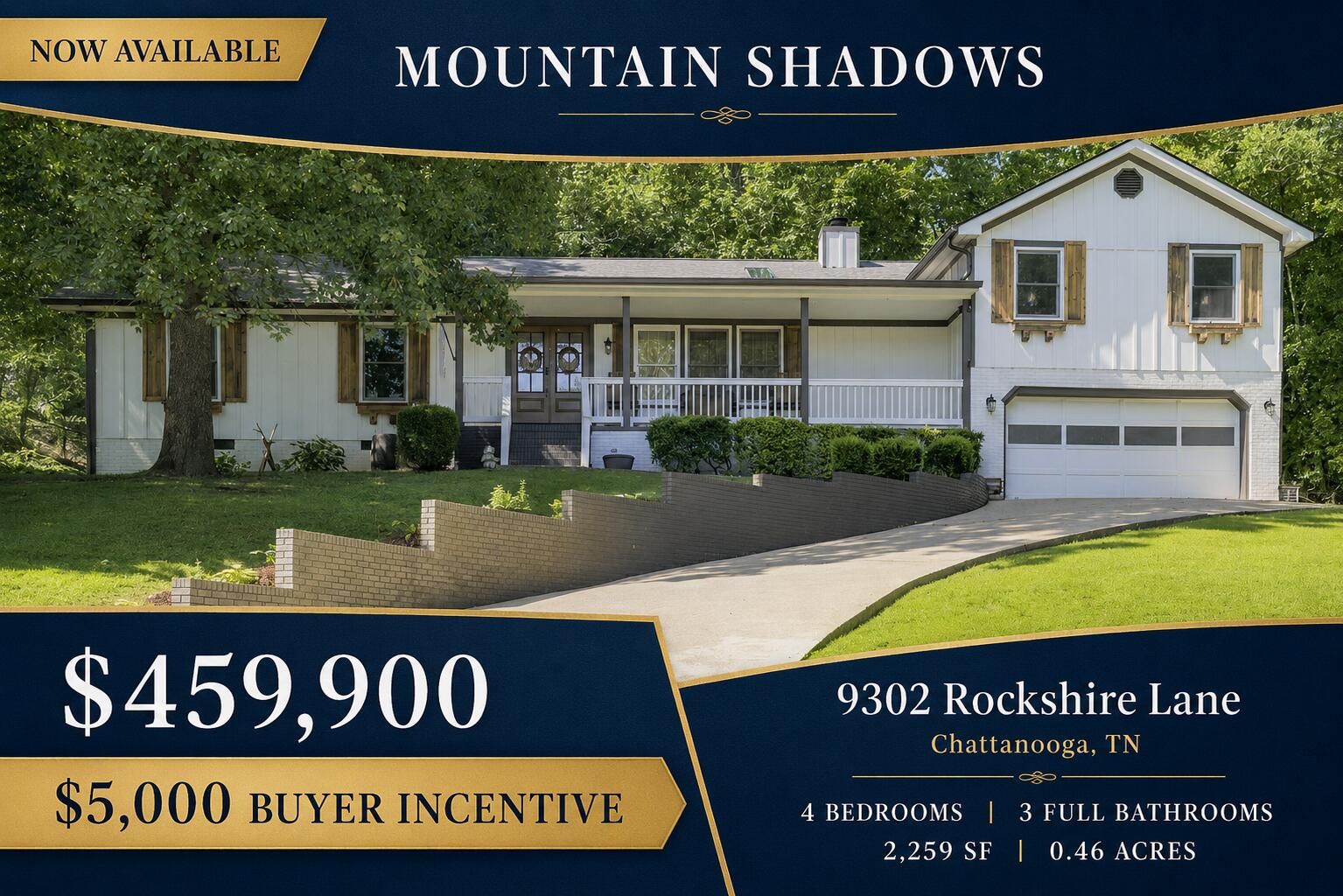 9302 Rockshire Lane Chattanooga, TN 37421 - Photo 1 of 53 NEW PROMO!