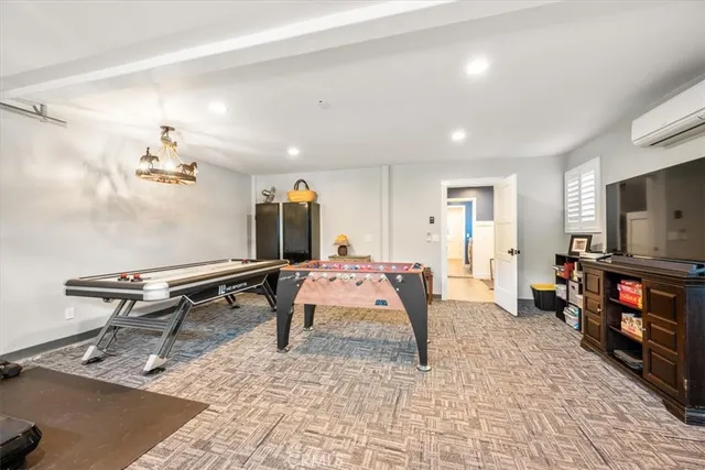 a view of balcony with furniture and outdoor space