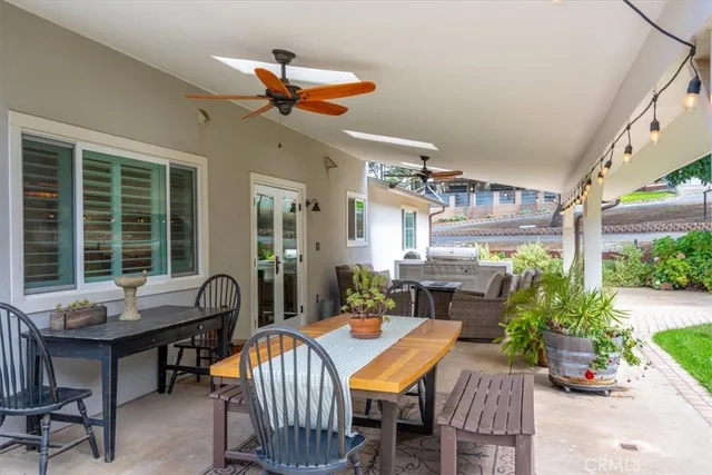 a view of balcony with city view