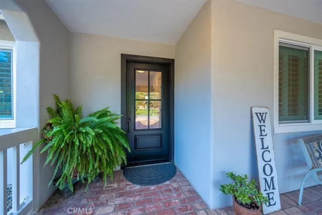 a workspace with furniture and a window