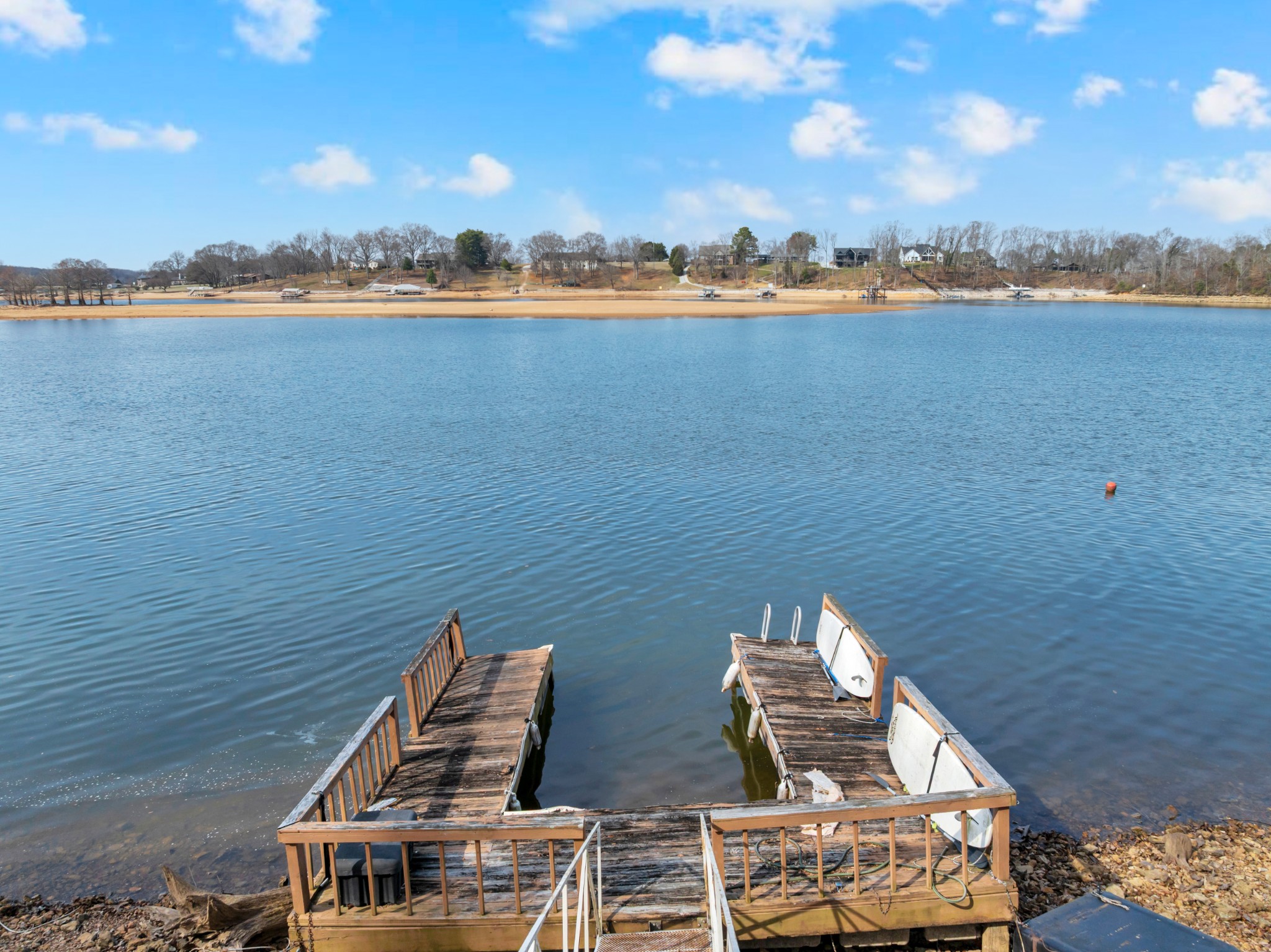 182 Loop Drive Winchester, TN 37398 - Photo 5 of 60 a view of a lake with a mountain in the background