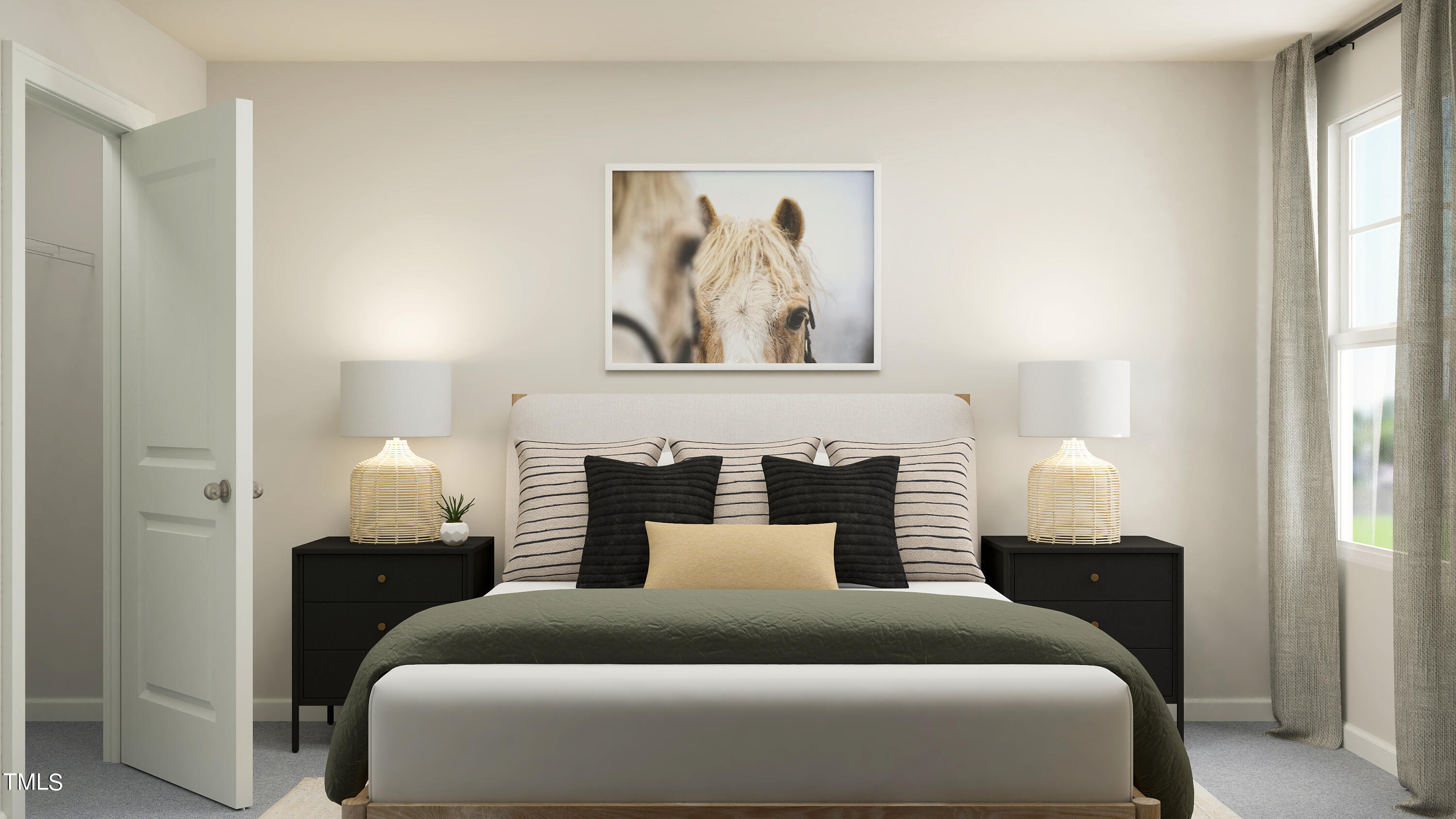 4220 Hunters Brook Run, Unit TESSA Raleigh, NC 27616 - Photo 19 of 25 SUN_MapleRidge_Rend_Tessa_Bedroom2_1of2_
