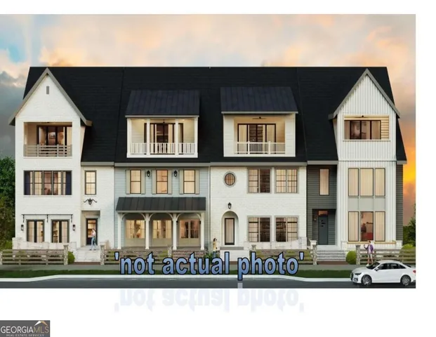 a front view of a building