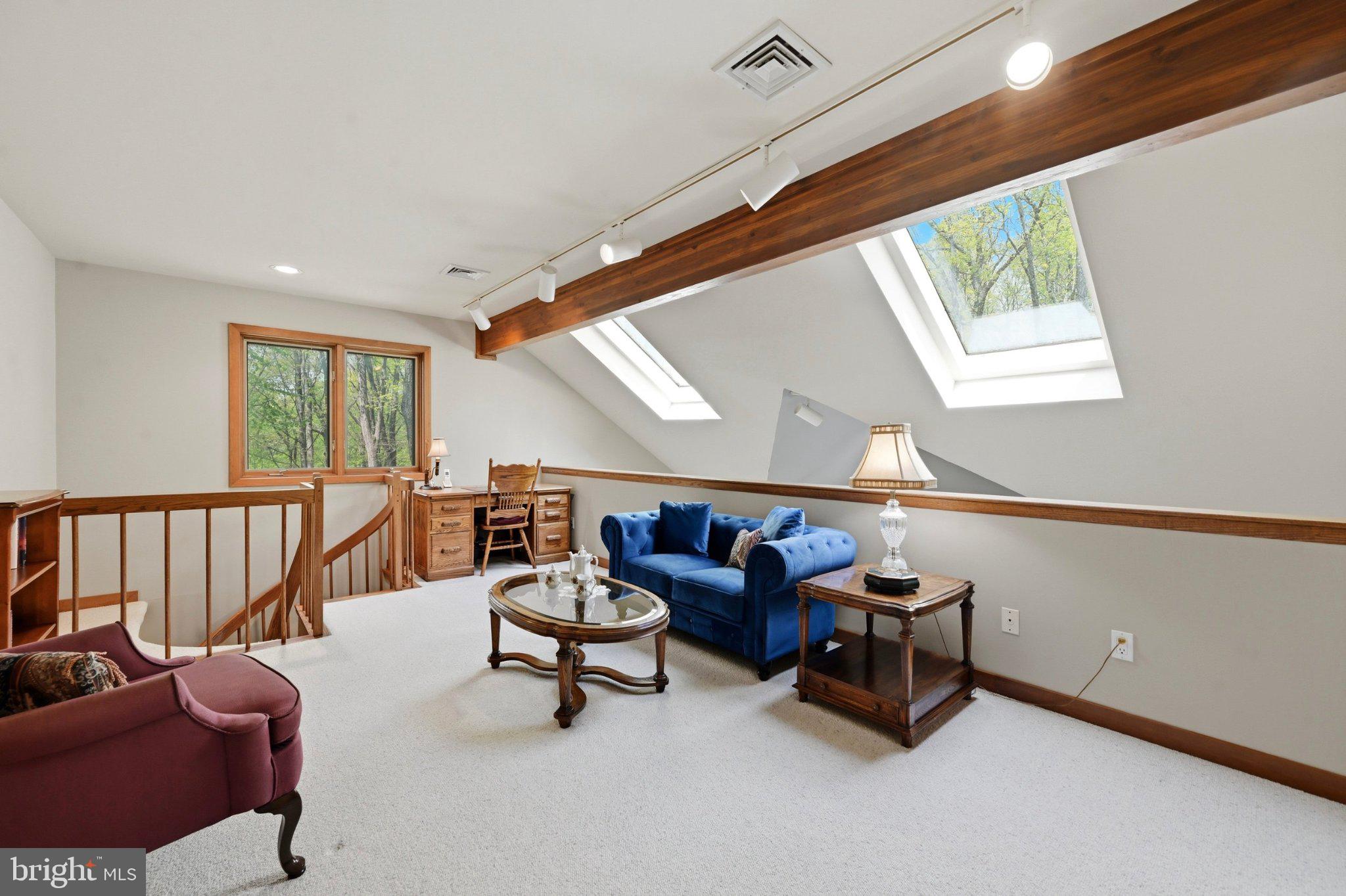 1168 Skelp Level Road Downingtown, PA 19335 - Photo 34 of 80 Bright loft with skylights and views.