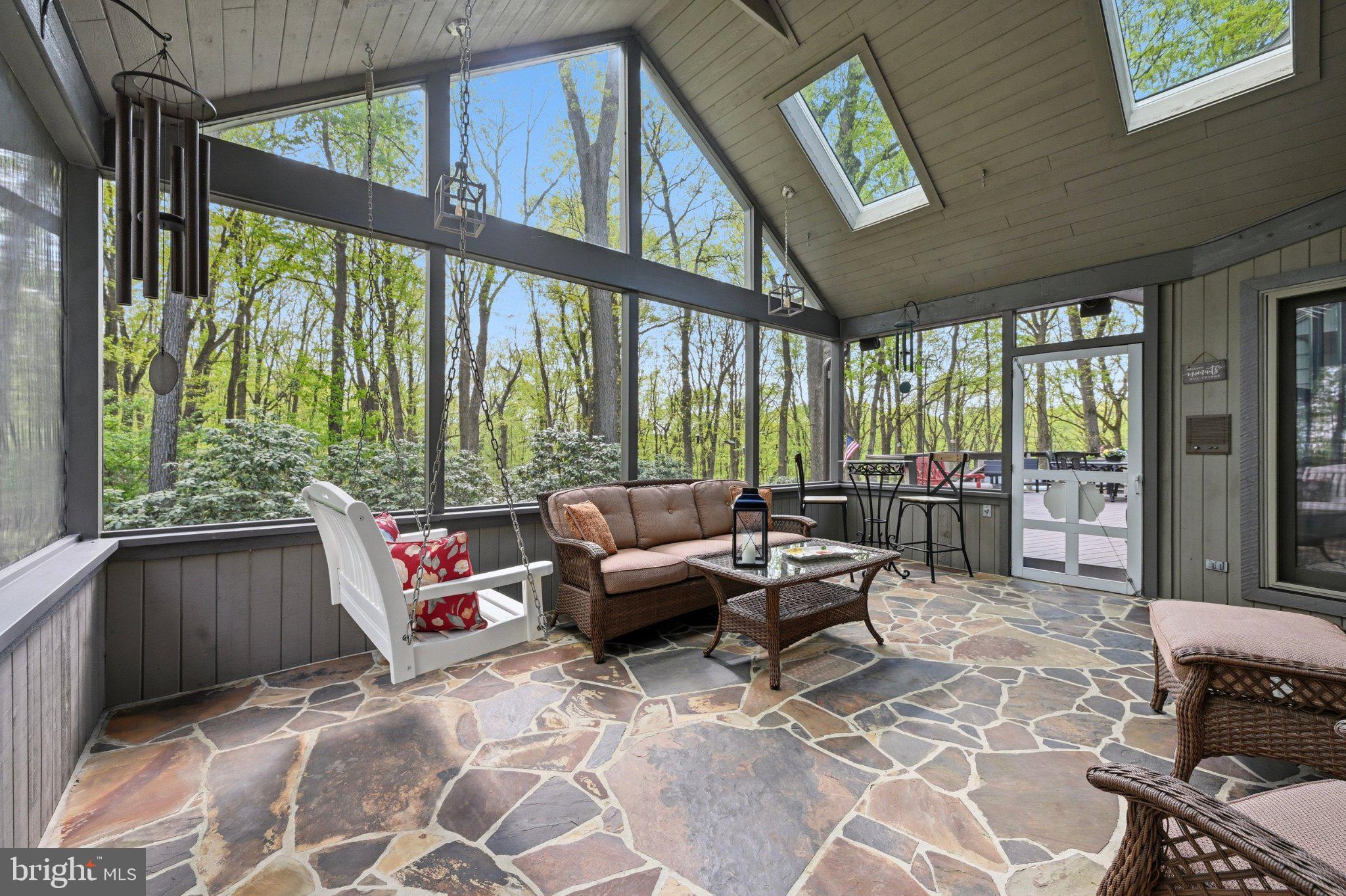 1168 Skelp Level Road Downingtown, PA 19335 - Photo 67 of 80 Serene sunlit screened porch retreat.