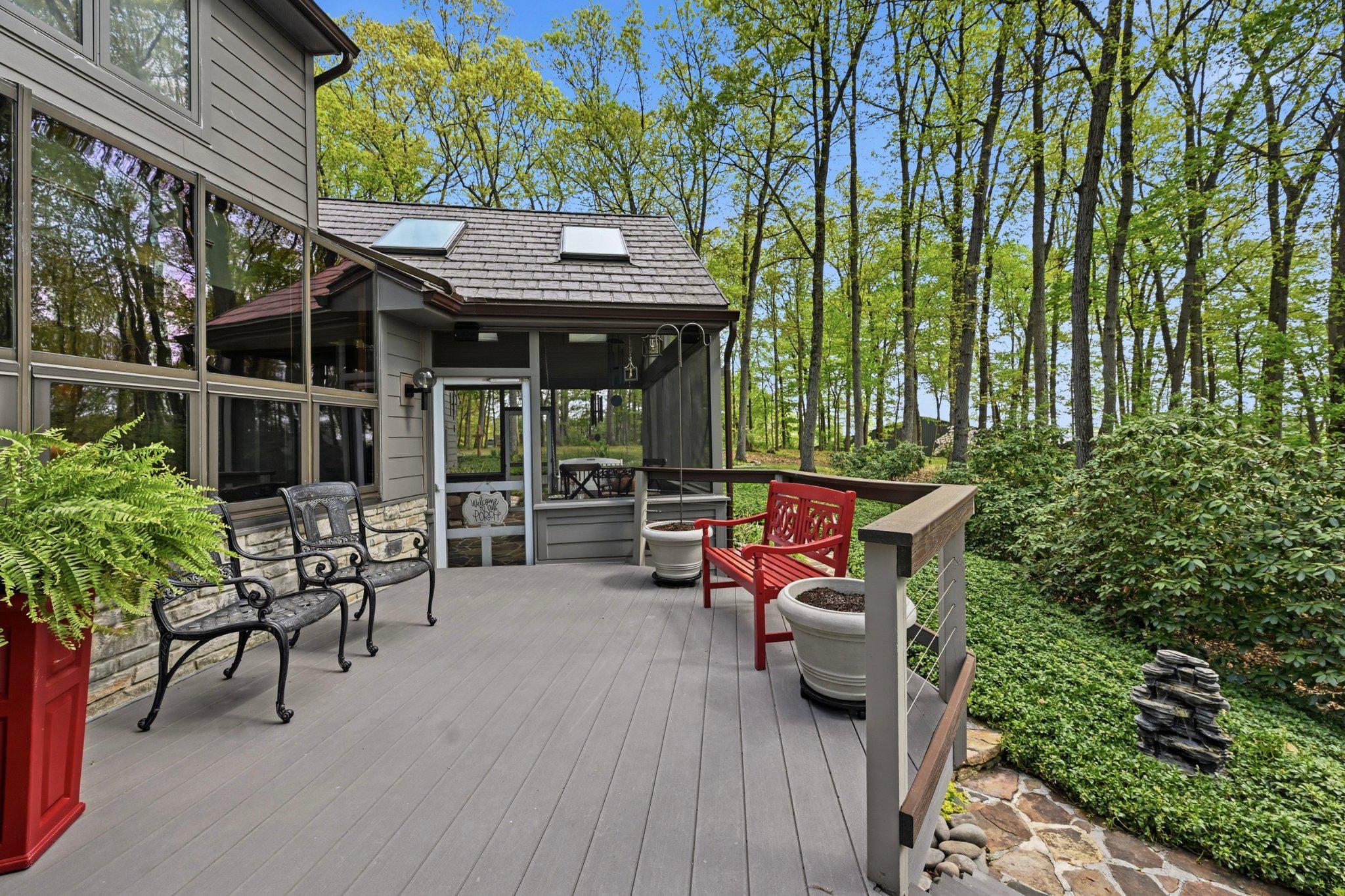 1168 Skelp Level Road Downingtown, PA 19335 - Photo 69 of 80 Serene deck nestled overlooking your yard.