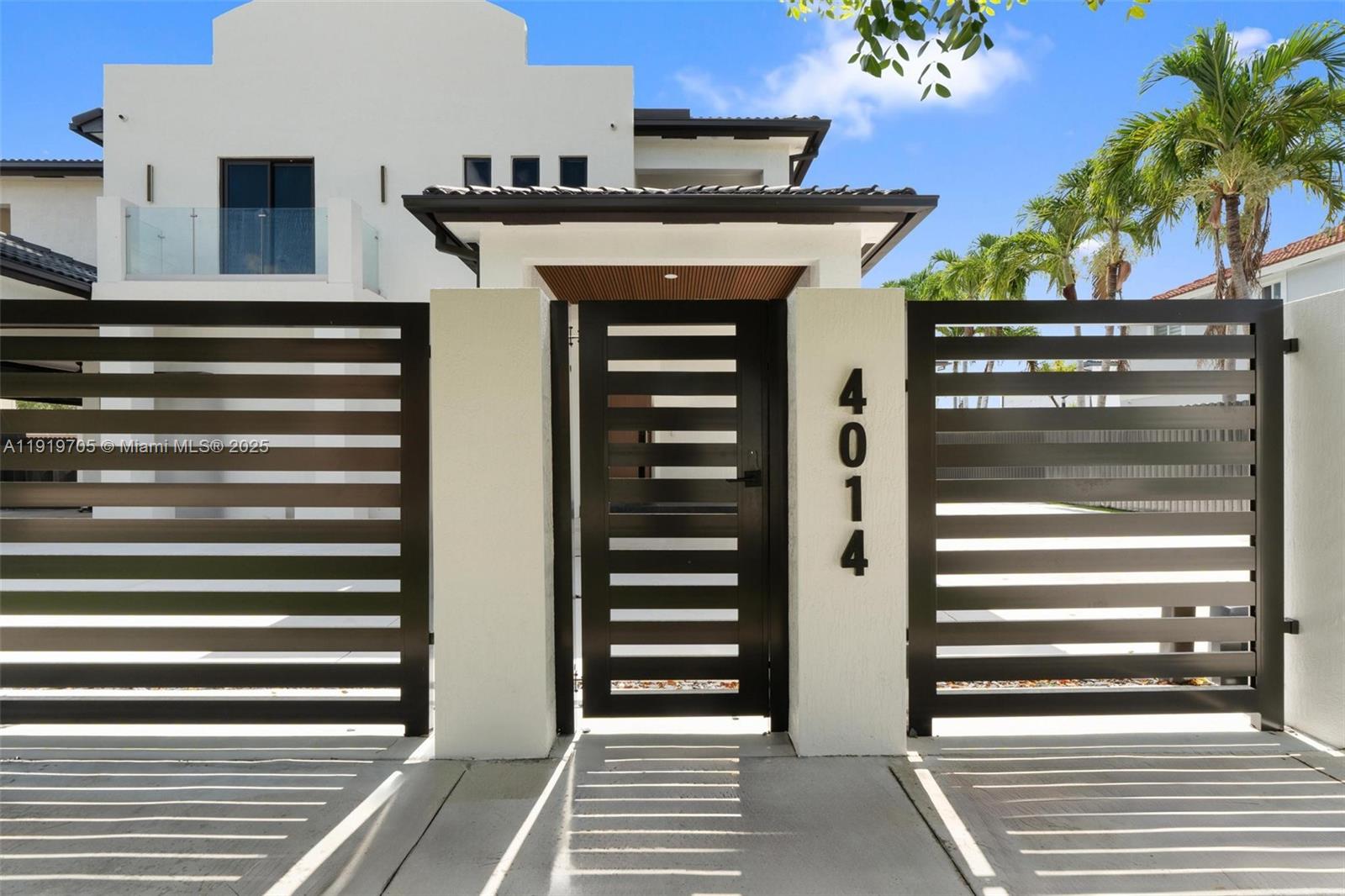 a view of a entryway door front of house