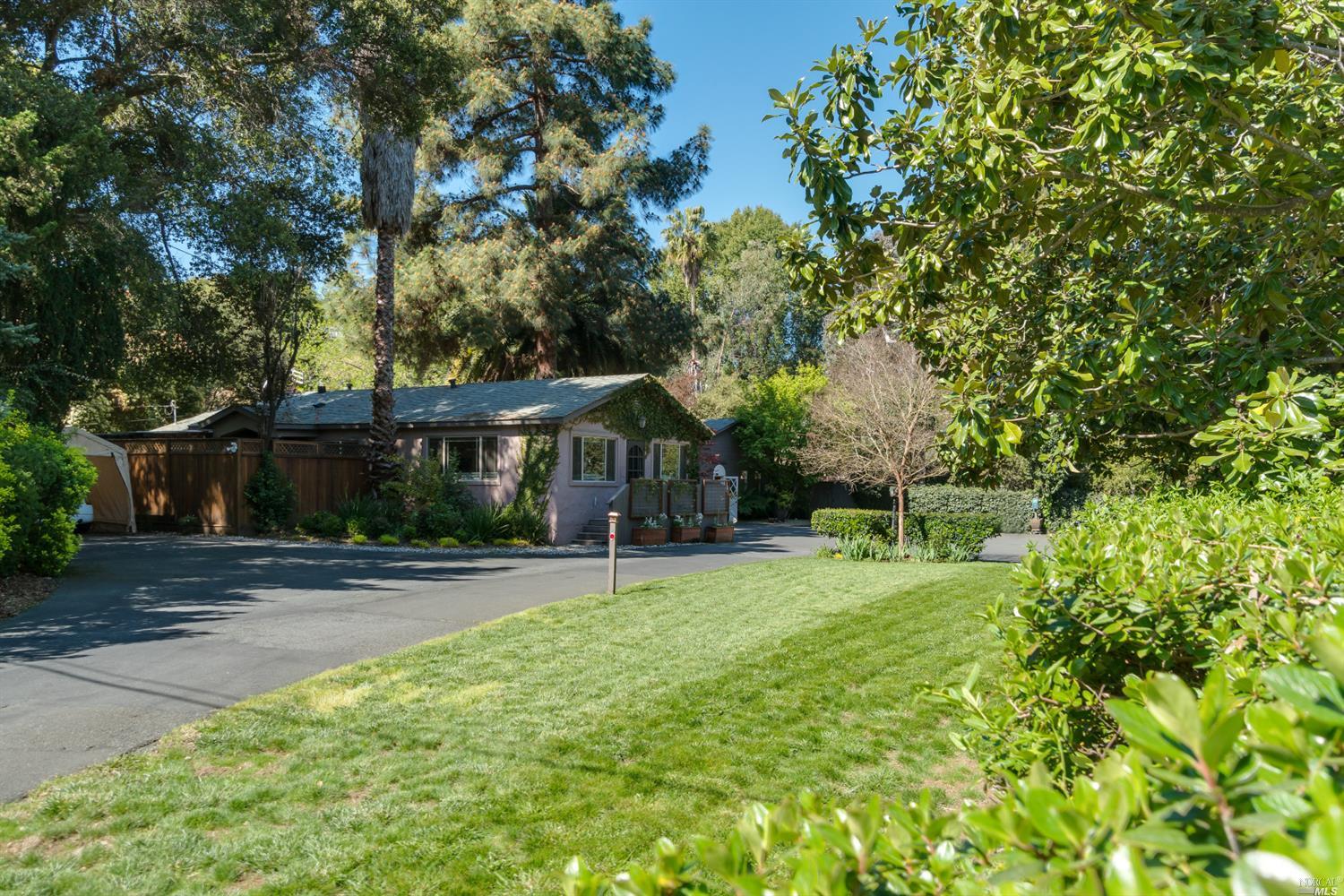 753 McClay Road Novato, CA 94947 - Photo 1 of 1 a backyard of a house with yard and trampoline