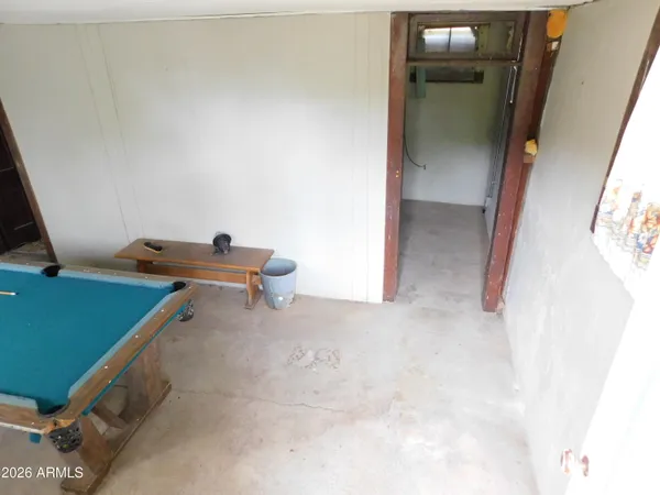 a backyard of a house