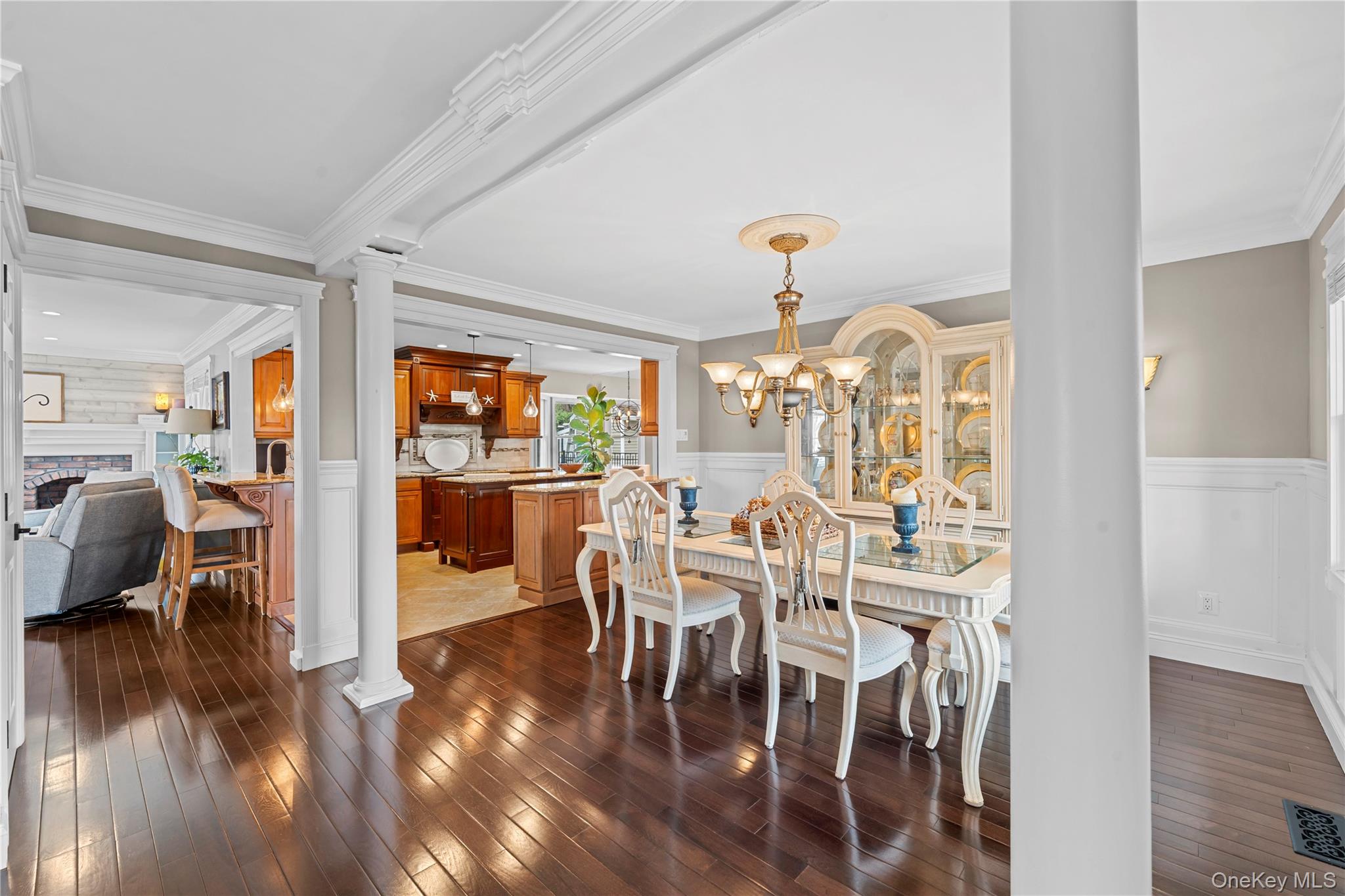29 Dyke Road Setauket, NY 11733 - Photo 21 of 44 a view of a dining room with furniture and wooden floor