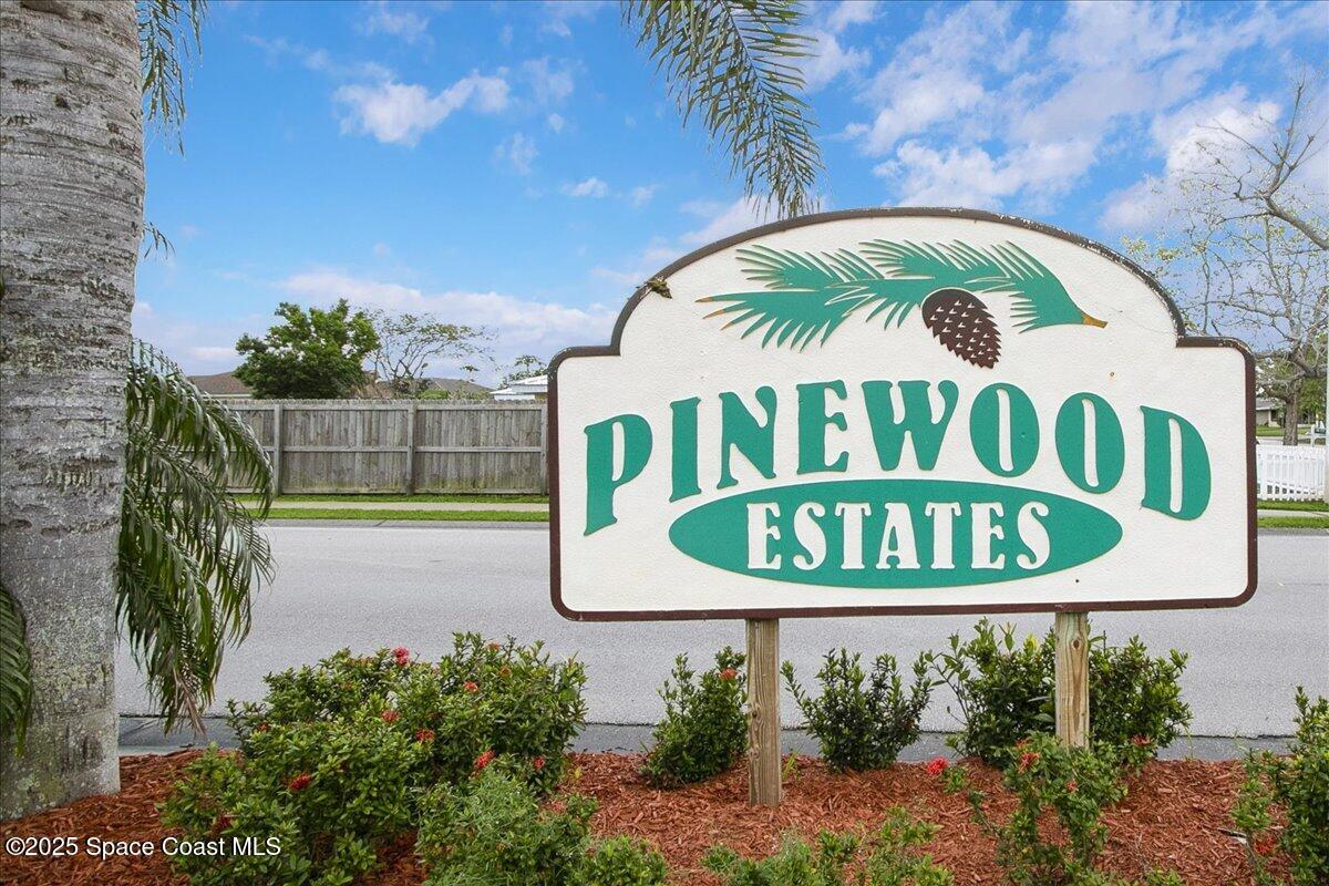 1062 Morgan Circle Northeast Palm Bay, FL 32905 - Photo 34 of 52 a sign that is on the side of the building