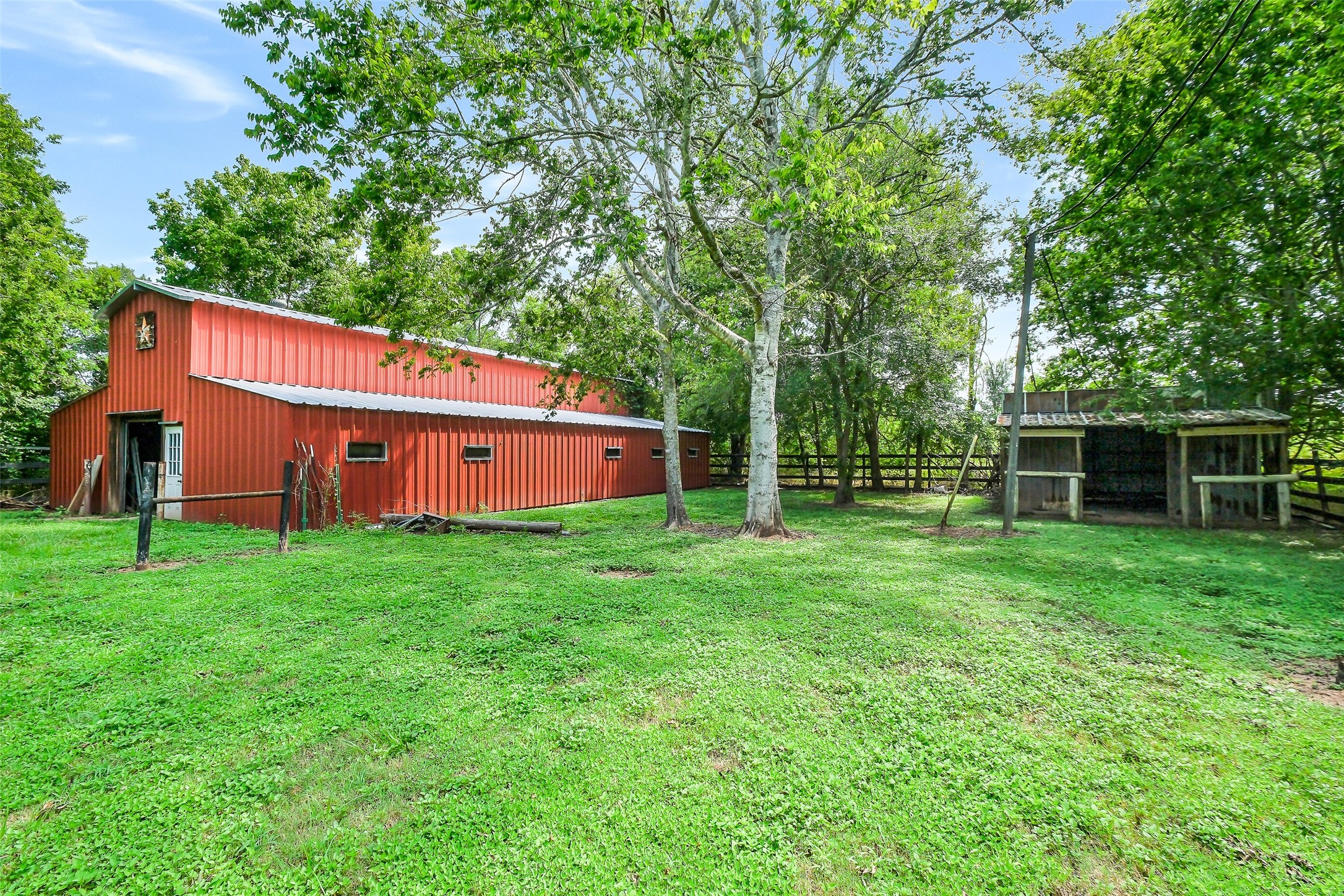 1347 Seidel Road Brookshire, TX 77423 - Photo 46 of 50 Next to the stable is a corral and a small storage spot -could be used for other wildlife such as chickens.