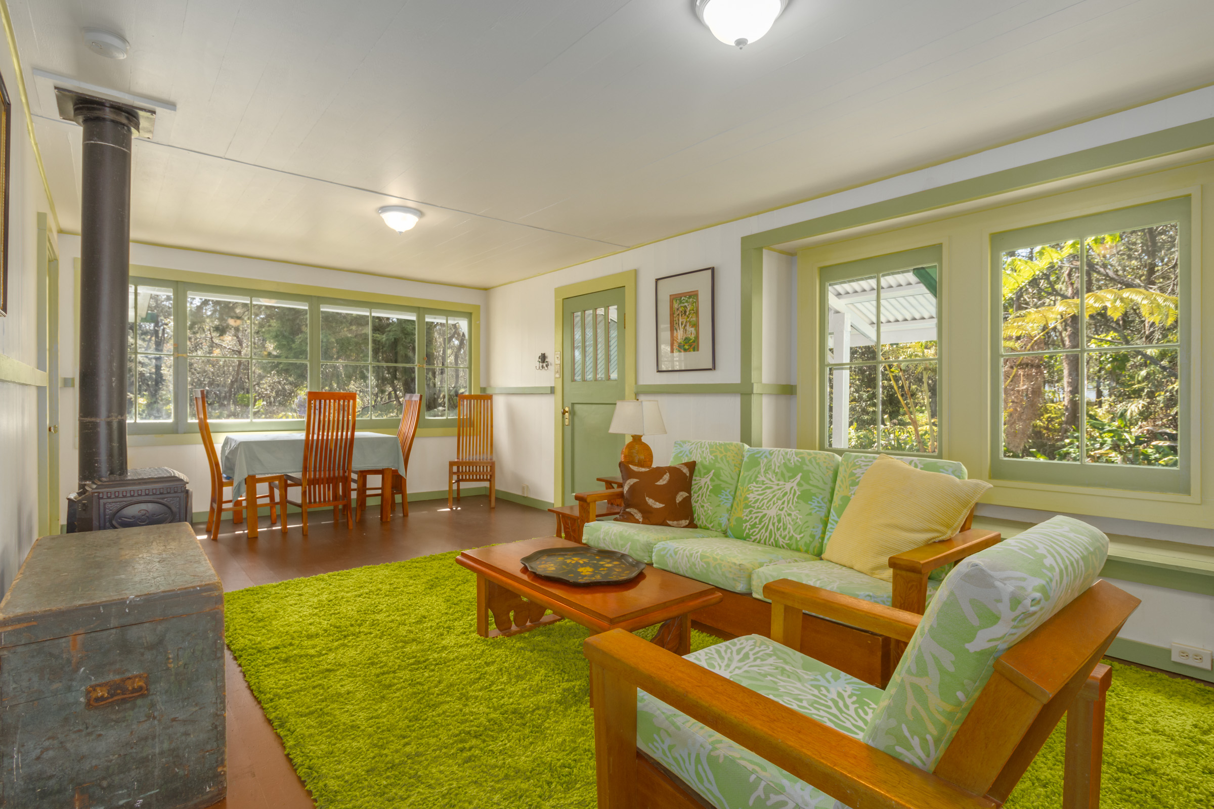 19-4035 Wright Road Volcano, HI 96785 - Photo 13 of 25 a living room with furniture and a large window
