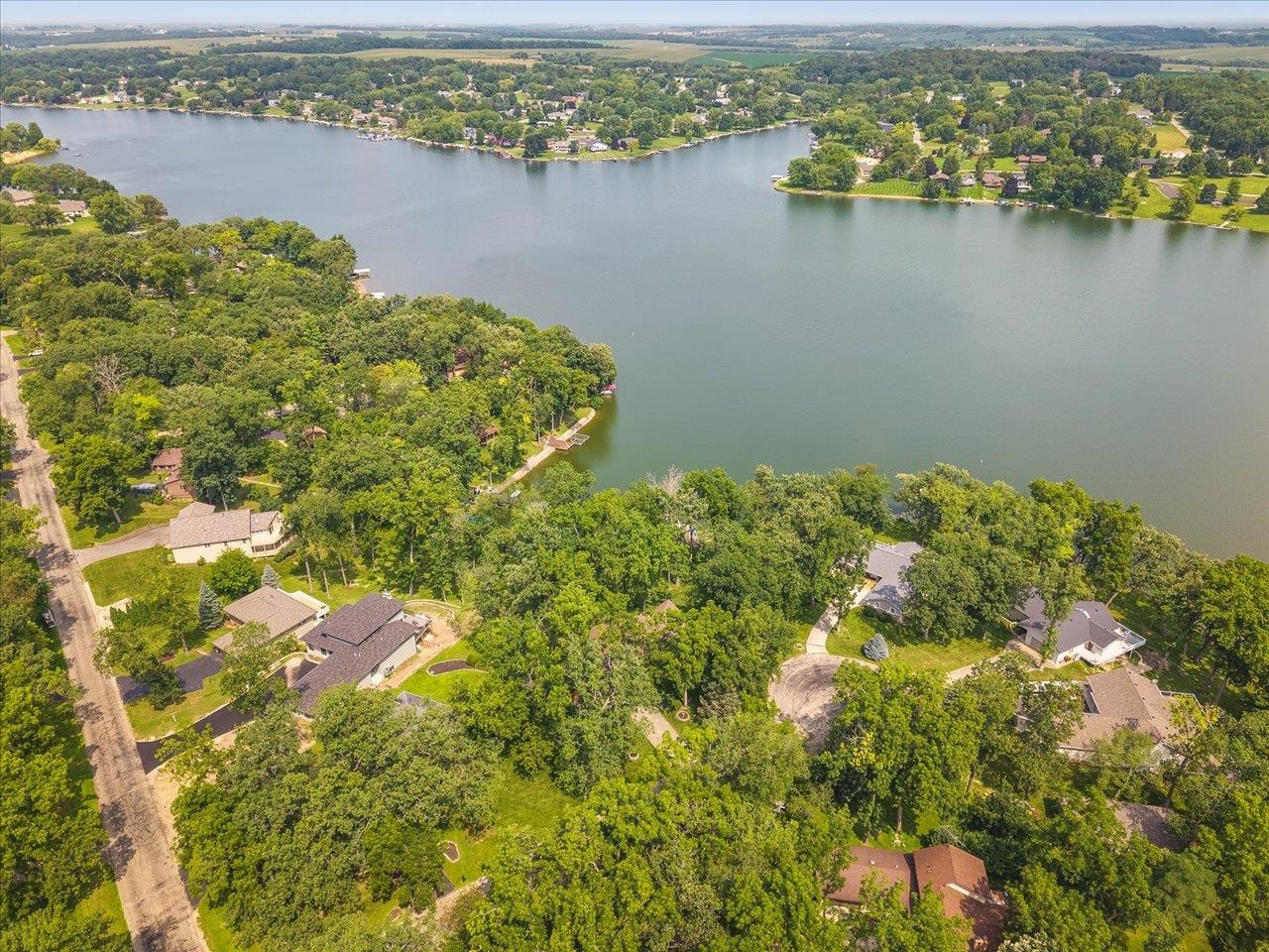 1927 Baintree Road Lake Summerset, IL 61019 - Photo 67 of 71 an aerial view of residential houses with outdoor space and lake view