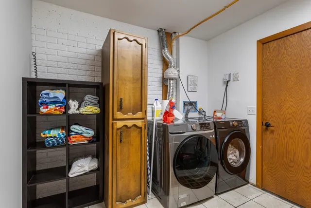 a view of storage and utility room