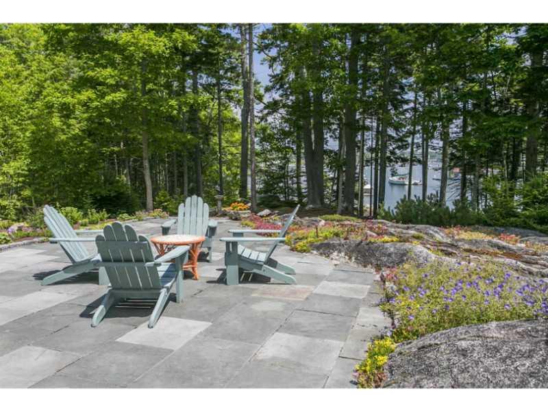 88 Mc Kown Point Road Boothbay Harbor, ME 04575 - Photo 31 of 34 Patio/Deck. The house is nestled at...