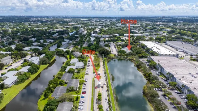 an aerial view of city