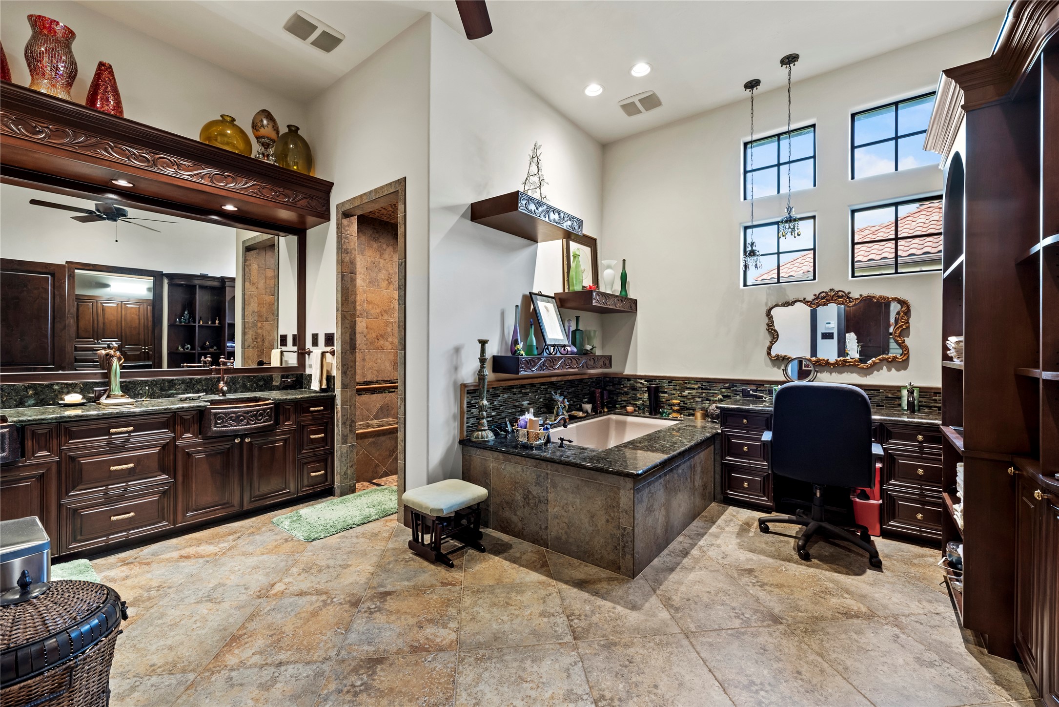 7715 Firethorne Creek Court Spring, TX 77389 - Photo 5 of 50 a kitchen with a refrigerator and a stove top oven