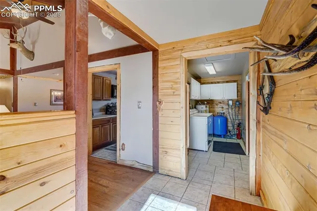 a view of a walk in closet