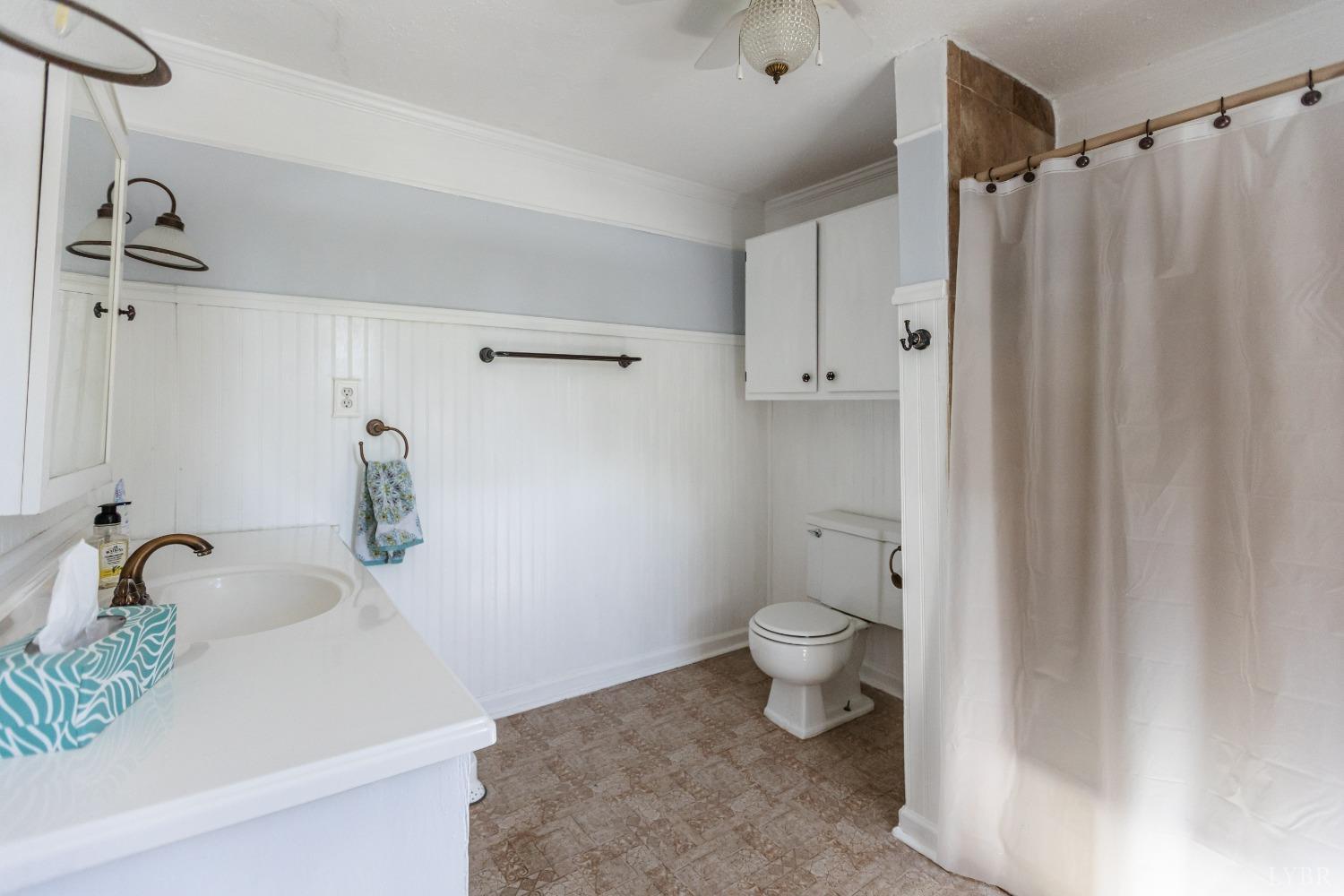 1564 Swan Road Pamplin, VA 23958 - Photo 39 of 60 a bathroom with a sink a toilet and a tub