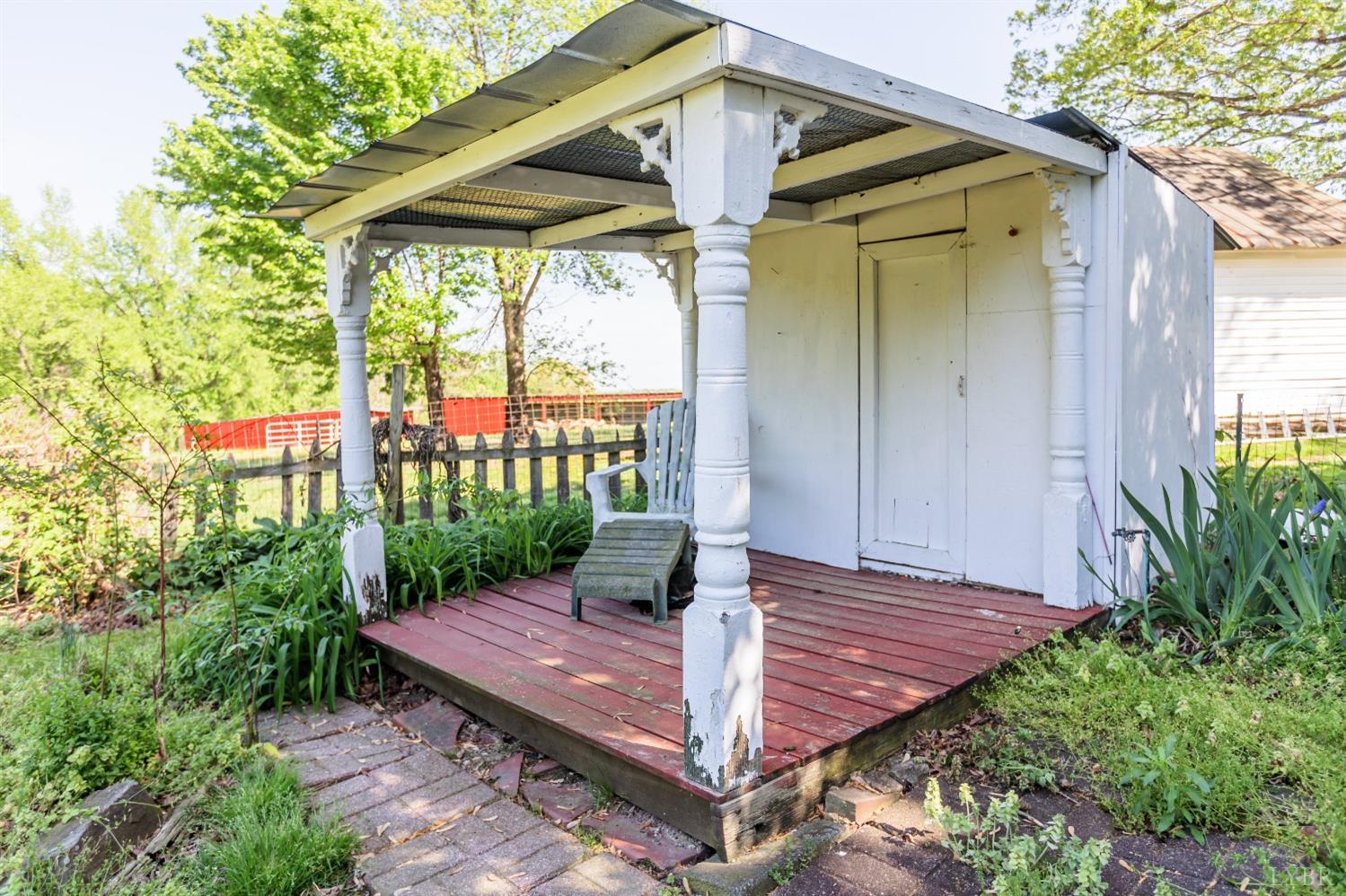1564 Swan Road Pamplin, VA 23958 - Photo 48 of 60 a view of a backyard with a sitting area