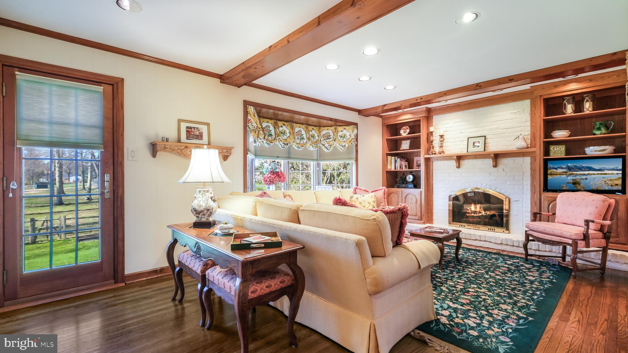 832 Broadmoor Road Huntingdon Valley, PA 19006 - Photo 11 of 30 Family Room with views to the serene backyard