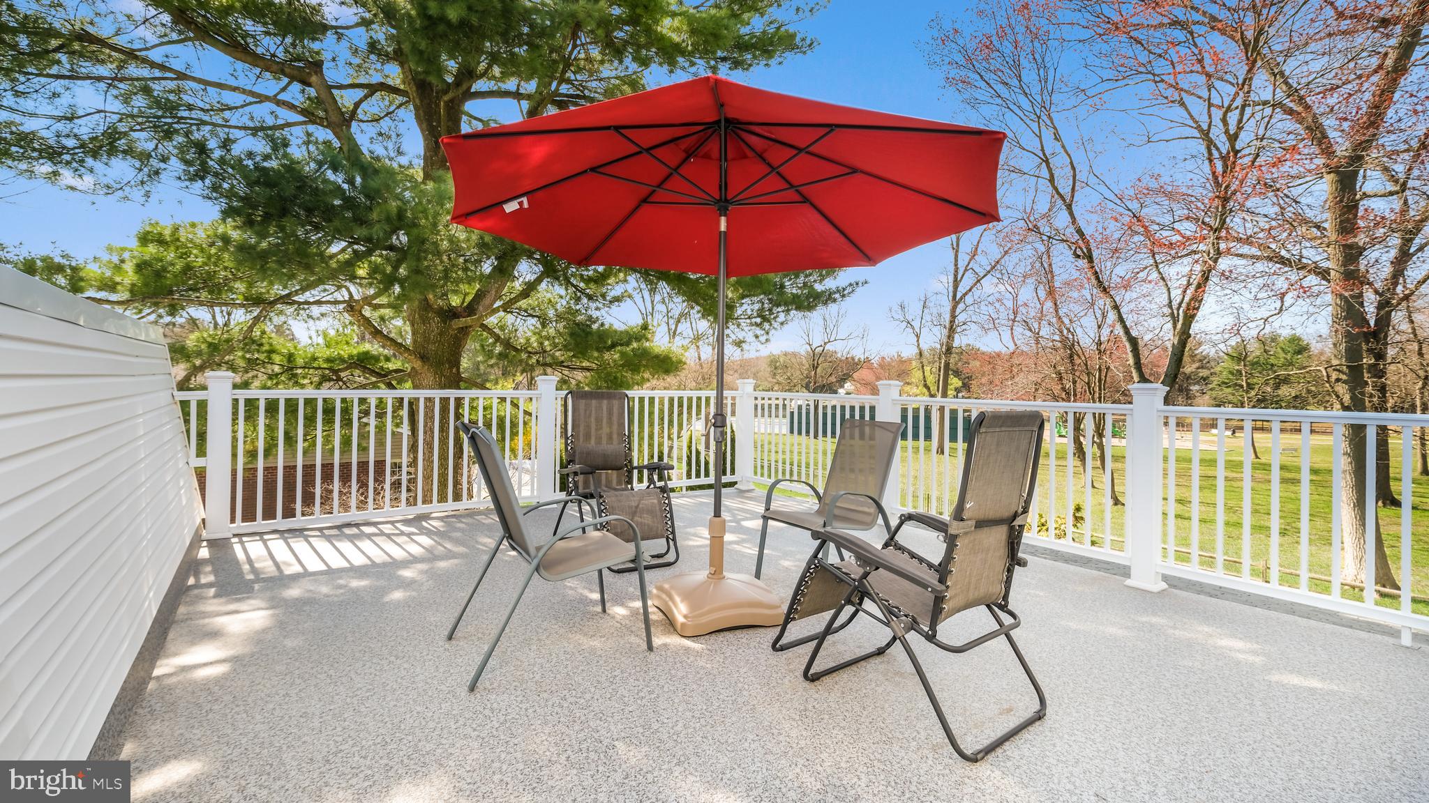 832 Broadmoor Road Huntingdon Valley, PA 19006 - Photo 18 of 30 Roof deck off the Primary Bedroom w/ park views