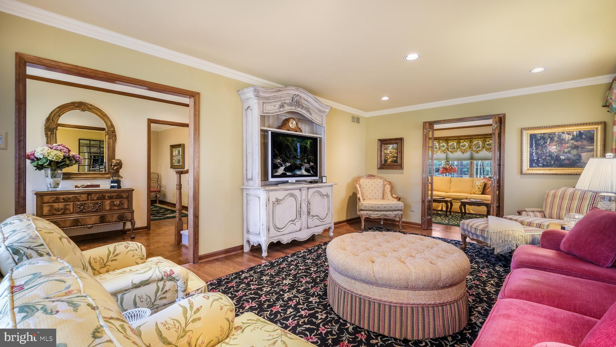 832 Broadmoor Road Huntingdon Valley, PA 19006 - Photo 5 of 30 Living Room is open to the Family Room