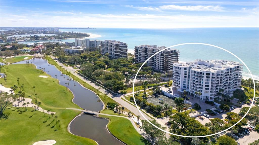 455 Longboat Club Road, Unit 707 Longboat Key, FL 34228 - Photo 1 of 69 a view of swimming pool from a balcony