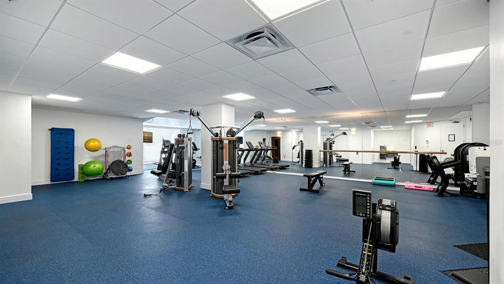 455 Longboat Club Road, Unit 707 Longboat Key, FL 34228 - Photo 60 of 69 a view of a room with gym equipment
