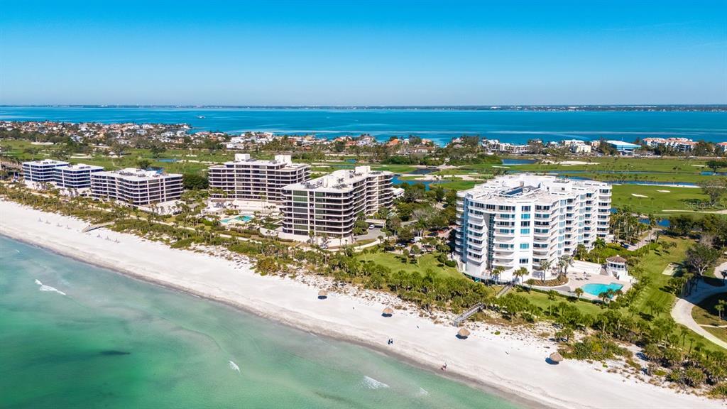 455 Longboat Club Road, Unit 707 Longboat Key, FL 34228 - Photo 68 of 69 a view of a city with ocean